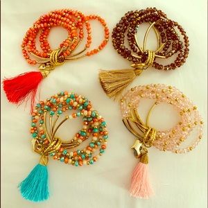 Glamorous bracelets all colors